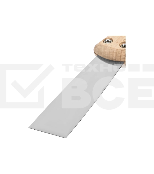 Шпательная лопатка Matrix из нержавеющей стали, 30 мм, буковая рукоятка, EFP 85608