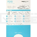 Мышь беспроводная A4Tech Fstyler FG10 черный/синий, 2000 dpi, радиоканал, USB, кнопки - 4, фото3