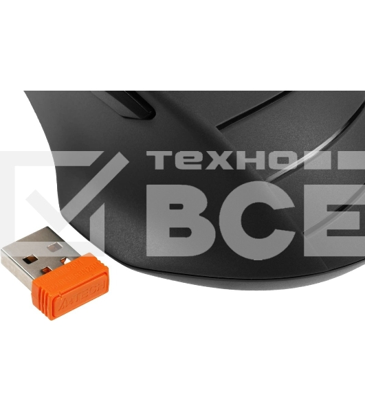 Мышь беспроводная A4Tech Fstyler FG30 серый, 2000 dpi, радиоканал, USB, кнопки - 5