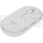 Мышь беспроводная Logitech Pebble M350 белый, 1000 dpi, радиоканал, Bluetooth, USB, кнопки - 3, фото10
