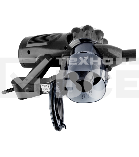 Пылесос вертикальный Brayer BR4269 черный, питание от сети, 185 Вт, уборка сухая, пылесборник 0,8 л