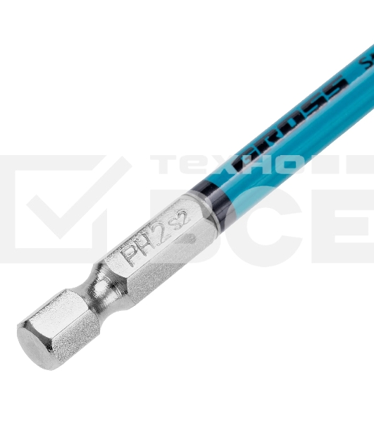 Бита PH2х90 мм, сталь S2, кругл., 10 шт. Gross