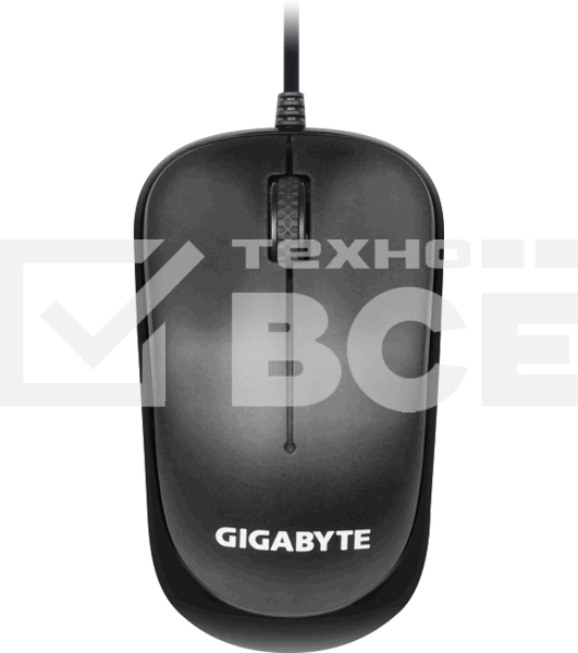 Комплект клавиатура+мышь Gigabyte GK-KM6300 проводной, USB, 1000 DPI, чёрный