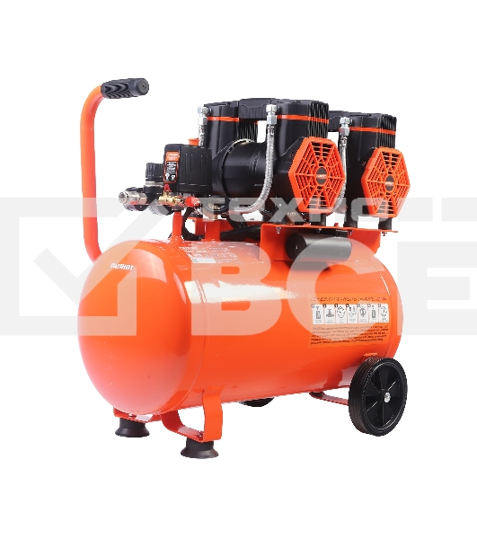 Компрессор поршневой безмасляный Patriot KDS 540 F50 (540 л/мин, 2,8 кВт, 8 бар, 50 л, 2800 об/мин, быстросъем + елочка 1/4)