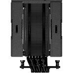 Кулер для процессора PCCooler RZ700D BK (270W, 4-pin PWM, 159.5mm, Al/Cu, 7x6mm, 2x120mm, 79.8CFM, 35.9dBA, 2400RPM, S: 1851/1700/1200/115X, AM5/AM4, black), фото5