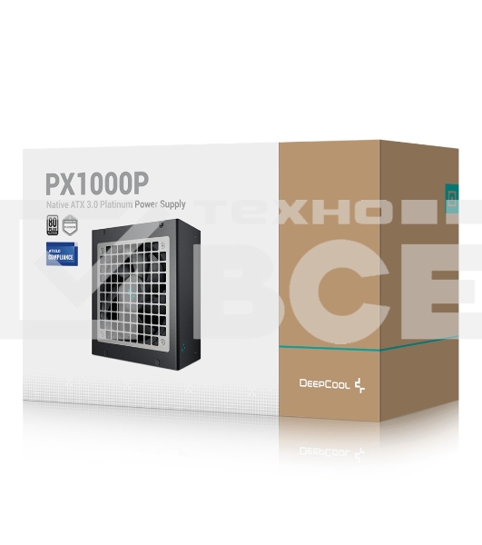 Блок питания Deepcool / GamerStorm PX1000P, 1000Вт, 80 PLUS Platinum, модульный, черный