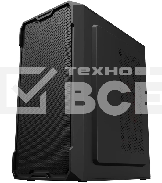 Корпус Оклик OCC-MN301 черный без БП mATX 1x80mm 2x120mm 1xUSB2.0 1xUSB3.0 audio