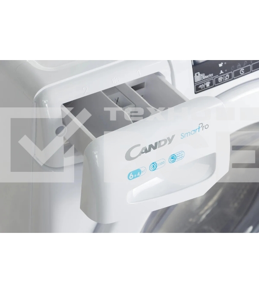 Стиральная машина Candy Smart Pro CSOW4 1364T/2-07 белый, загрузка фронтальная 6 кг, 1300 об/мин., класс: В