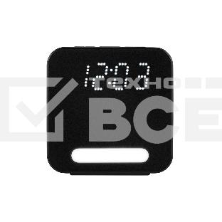 Радиобудильник Harper HCLK-2060 черный- white led