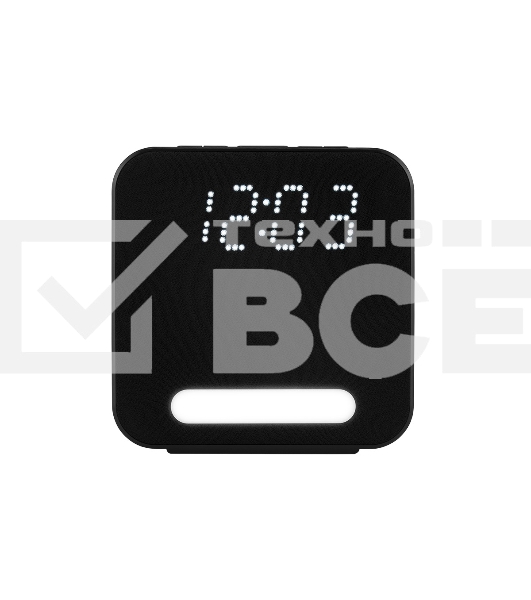 Радиобудильник Harper HCLK-2060 черный - белый led