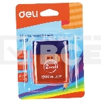 Точилка для карандашей ручная Deli E0526 2 отверстия пластик ассорти блистер, фото15