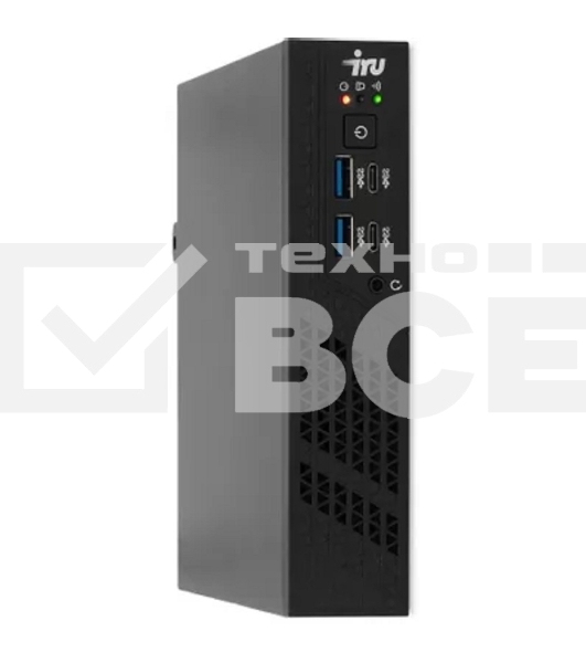 Неттоп IRU 310H6ITF i3 12100 (3.3) 8Gb SSD256Gb UHDG 730 Windows 11 Professional GbitEth BT черный (2031363)