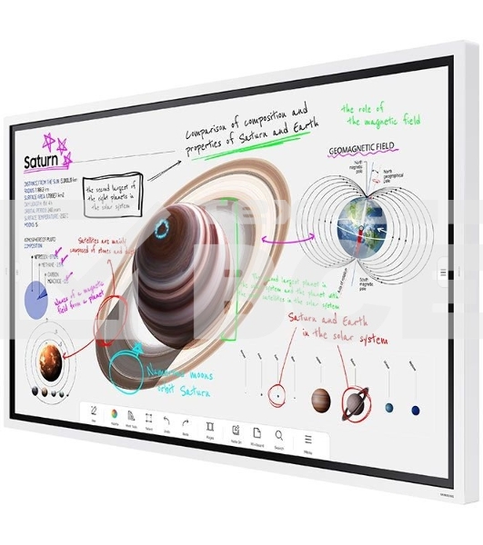 Панель Samsung WM65B Flip Chart Pro белый, 65 