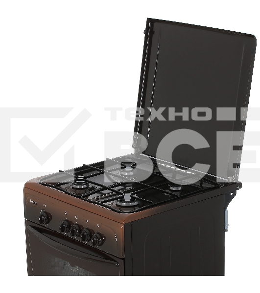 Плита газовая Gefest 1200-С7 К39 коричневый, конфорок 4 шт, духовка 63 л, 60 см x 85 см x 60 см