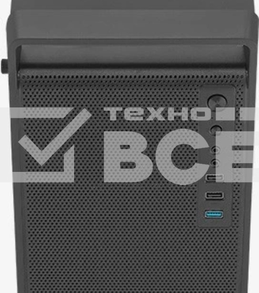 Компьютерный корпус MiniTower Aerocool / Formula CS-109-G-BK-v1 (mATX, USB3x1, USB2x2, 120мм RGb fan, без БП) (4711099472376)