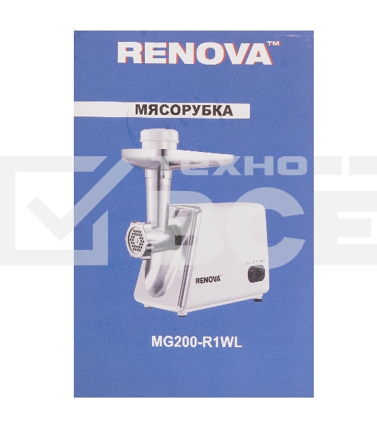 Мясорубка электрическая RENOVA MG200-R1WL