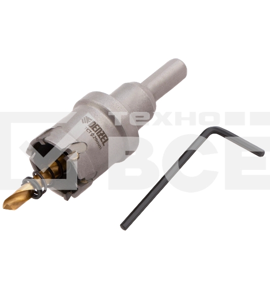 Коронка по металлу Denzel твердосплавная, 29 мм