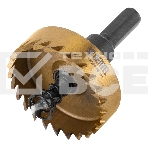 Коронка по металлу Denzel HSS, 45 мм, нитридтитановое покрытие, фото 1