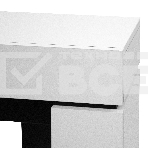 Каминокомплект: Очаг Royal Thermo Aurora RTFP/P-AR40LS, портал Moderno 42/40/36, белый, р/в, фото3