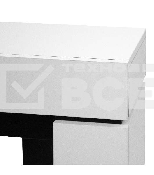 Каминокомплект: Очаг Royal Thermo Aurora RTFP/P-AR40LS, портал Moderno 42/40/36, белый, р/в