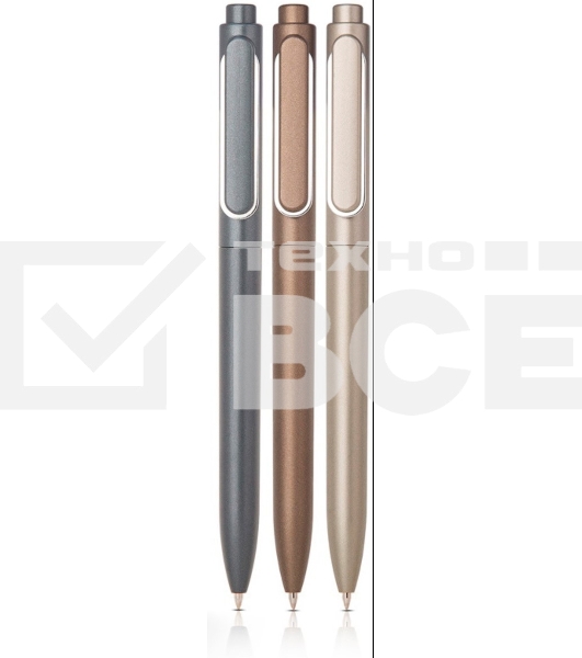 Ручка гелевая автоматическая Deli A12-BK ассорти, черные чернила, линия 0.5мм