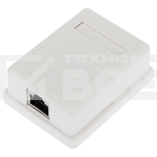 Рoзетка компьютерная внешняя Rexant 1-порт RJ-45 (8P8C), FTP экранированная, категория 6