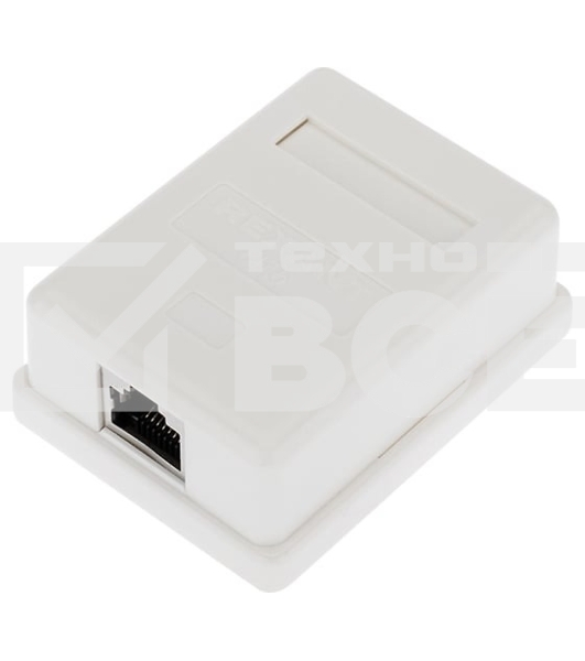 Рoзетка компьютерная внешняя Rexant 1-порт RJ-45 (8P8C), FTP экранированная, категория 6