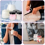 Йогуртница Kitfort КТ-6295 20Вт 7б. 190мл упр.:электрон. серебристый/черный, фото6