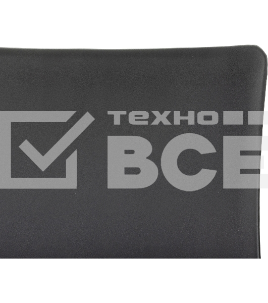 Кресло компьютерное Бюрократ CH-695NSL черный, экокожа, крестов. металл хром