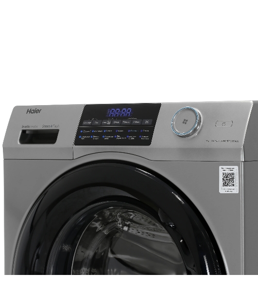 Стиральная машина Haier HW60-BP12959ASE серебристый, загрузка фронтальная 6 кг, 1200 об/мин., класс: A+++