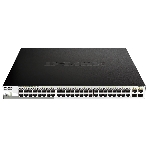 Коммутатор D-Link DGS-1210-52MPP/E2A, 48×1 Гбит/с + 4×1 Гбит/с SFP, настраиваемый, фото 1