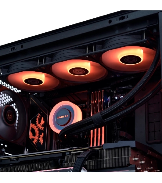 Система жидкостного охлаждения Lian Li GA II Lite 360 RGB Black, 360 мм, 3x120 мм, 300-2500 об/мин, 34.8 дБ, 4-pin PWM, ARGB, черный