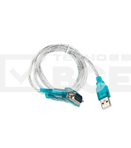 Кабель AM/Com port 9pin 1.2м Aopen/Qust адаптер USB -> RS232, DE9P (добавляет в систему новый COM порт), ACU804
