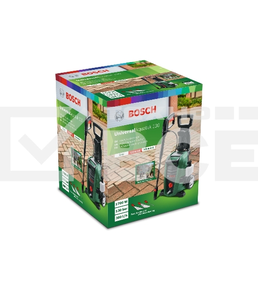 Очиститель высокого давления Bosch UniversalAquatak 130 (06008A7B00)  1.7кВт, 130бар, 380л/ч