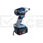 Гайковерт Зубр 20В бесщеточный, 2 АКБ (4А·ч), в кейсе, Профессионал. Gb-250-42, фото2