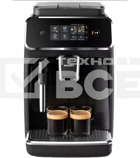 Кофемашина автоматическая Philips EP2224/10 черный, исп. кофе - молотый/зерновой, 1.8 л, 1500 Вт, 15 Бар.