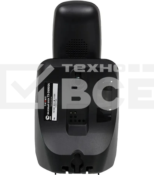 Радиотелефон teXet TX-D6905A черный (громкая связь,телефонная книга на 50 имен и номеров, определитель номера, будильник)