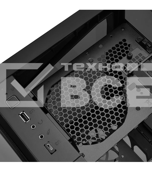 Компьютерный корпус SilverStone SST-LD03B-AF TO-LD03-BK-GLASS AND AIR FLOW VENT-SST  (810256)