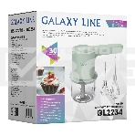 Миксер аккумуляторный Galaxy Line GL 2234, зеленый, ручной, 50 Вт, фото 1