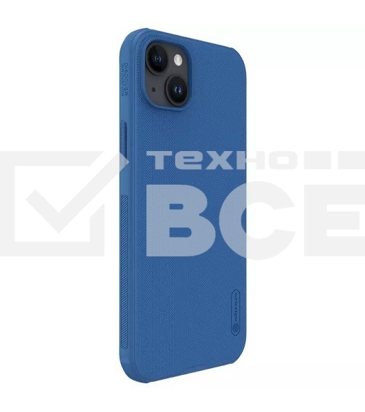 Чехол Super Frosted Shield Pro, синий, (AP IP15 Plus)