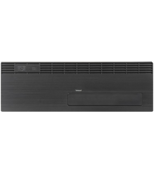Компьютерный корпус CHIEFTEC UNI UE-02B-OP без БП, Slimline desktop, SFX, черный, mATX