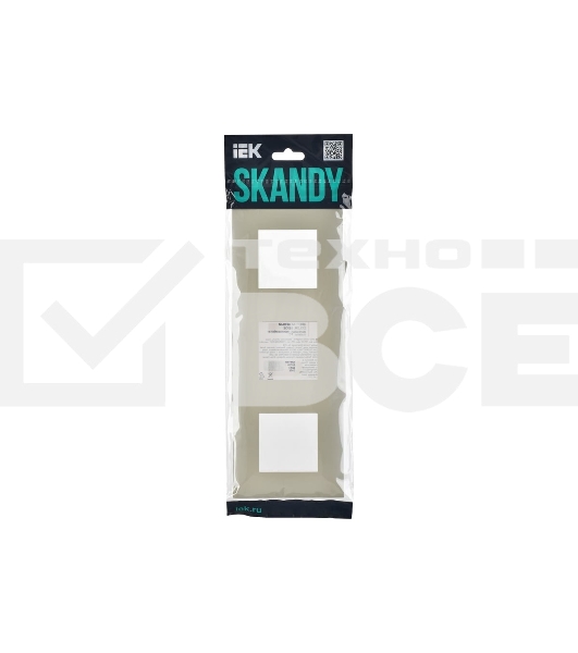 Рамка 3-м IEK SKANDY SK-F01B бежевый SK-M32-K10