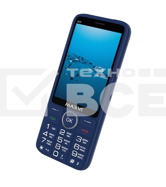 Мобильный телефон MAXVI B35 синий