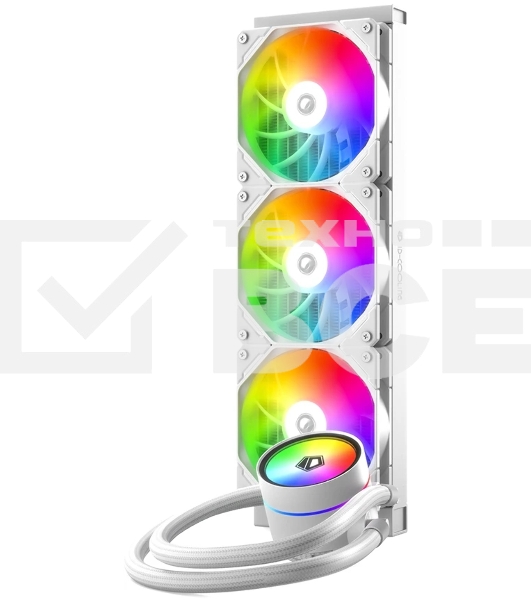 Система водяного охлаждения ID-Cooling Zoomflow 360 XT V2 ARGB белый 120мм алюминий+медь 1800rpm 35.2dB 4-pin 350W