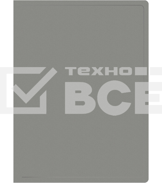 Папка с 40 прозр.вклад. Silwerhof Eco A4 пластик 0.5мм серый