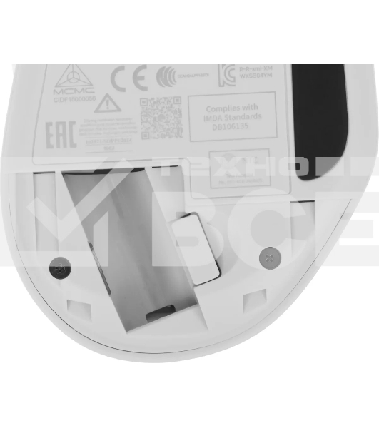 Мышь беспроводная Xiaomi Wireless Mouse Comfort Edition белый, 1200 dpi, радиоканал, USB, кнопки - 3