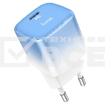 Сетевое зарядное устройство HOCO (6931474769374) C101A 1Type-C PD 20W быстрая зарядка, Blue ice, фото3