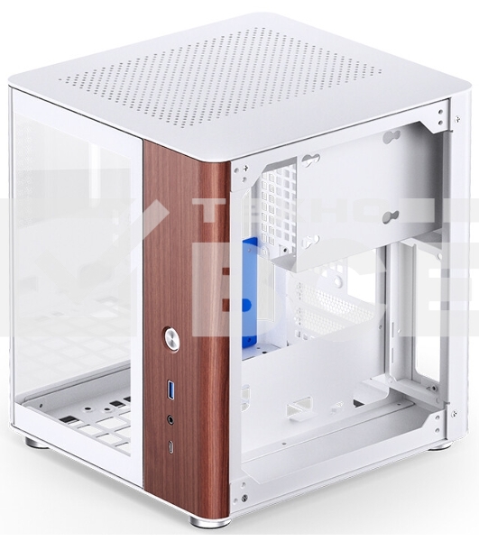 Компьютерный корпус без блока питания Case JONSBO TK-0 белый, Desktop SFF, TG, no fan, 1xUSB-A 3.2 + 1xUSB-C 3.2, SFX PSU Support, mITX белый