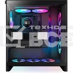 Система жидкостного охлаждения для ПК/Water Cooling System NZXT Kraken Elite 280 RGb (250W, 280мм, LED temp., Black/Fans: 2x140мм, 98.61CFM, 34.5dBA, 2000RPM/Pump height 65мм, 2800RPM, Rad thickness 27мм/S: 1851, 1700, 1200, 115X, AM5, AM4), фото3