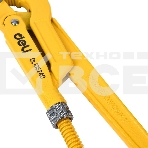 Трубный рычажный ключ №1 с изогнутыми губками Deli DL105240 315мм, раскрытие губок 0-40мм, сталь Cr-V, фото5